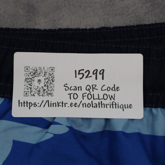 Gymboree Shorts Boys 6 Blue Dolphin Drawstring Stretchable Waist Bottoms - Picture 15 of 15